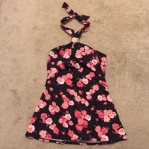 MK FLORAL ONE PIECE BATHING SUIT